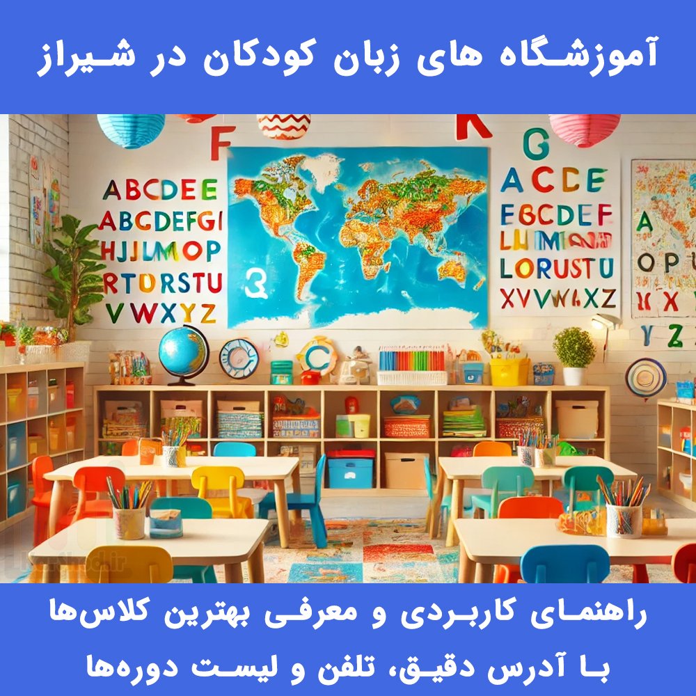 آموزشگاه های زبان کودکان در شیراز