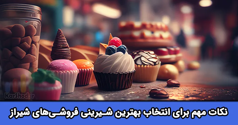 بهترین شیرینی فروشی شیراز
