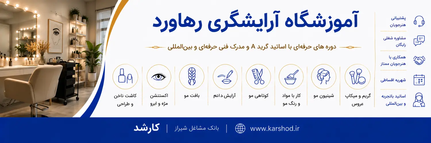 با اعطای ۴۵ مدرک توسط اساتید گرید A و دانشگاهی و بین المللی شیراز