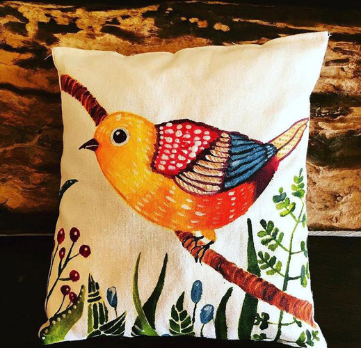 نقاشی روی پارچه نقاشی روی پارچه