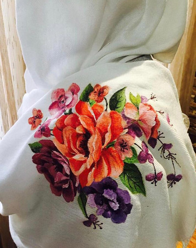 نقاشی روی پارچه نقاشی روی پارچه